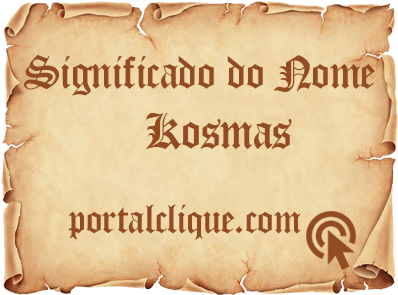 Significado do Nome Kosmas