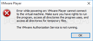 error-while-powering-on-vmware