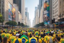 Bolsonaristas tomam a Paulista